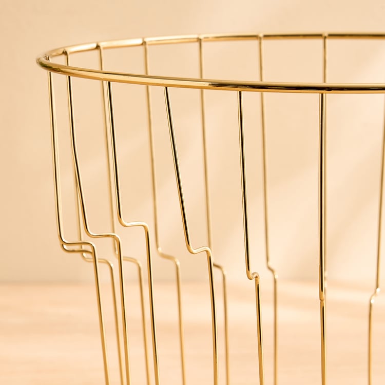 Regal Luxe Aurum Metal Basket