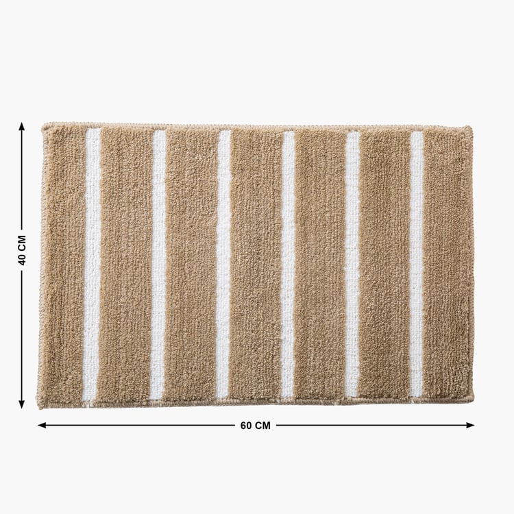 Bask Sail Striped Anti-Slip Bath Mat - 60x40cm