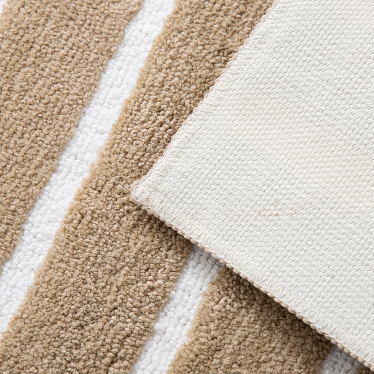 Bask Sail Striped Anti-Slip Bath Mat - 60x40cm