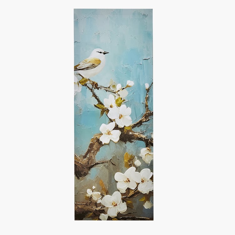 Brezza Set of 5 Canvas Birds and Flowers Picture Frames