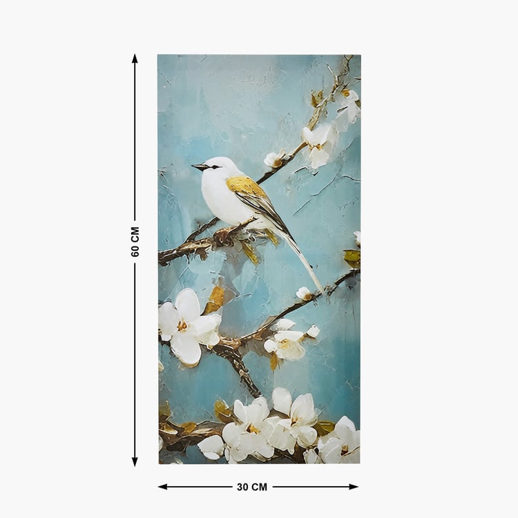 Brezza Set of 5 Canvas Birds and Flowers Picture Frames