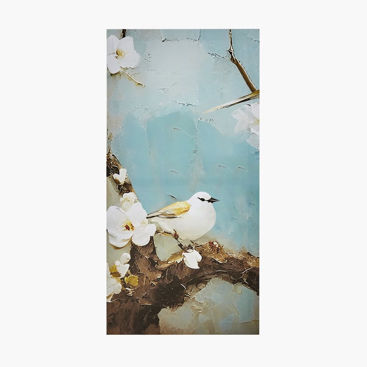 Brezza Set of 5 Canvas Birds and Flowers Picture Frames