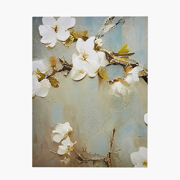 Brezza Set of 5 Canvas Birds and Flowers Picture Frames