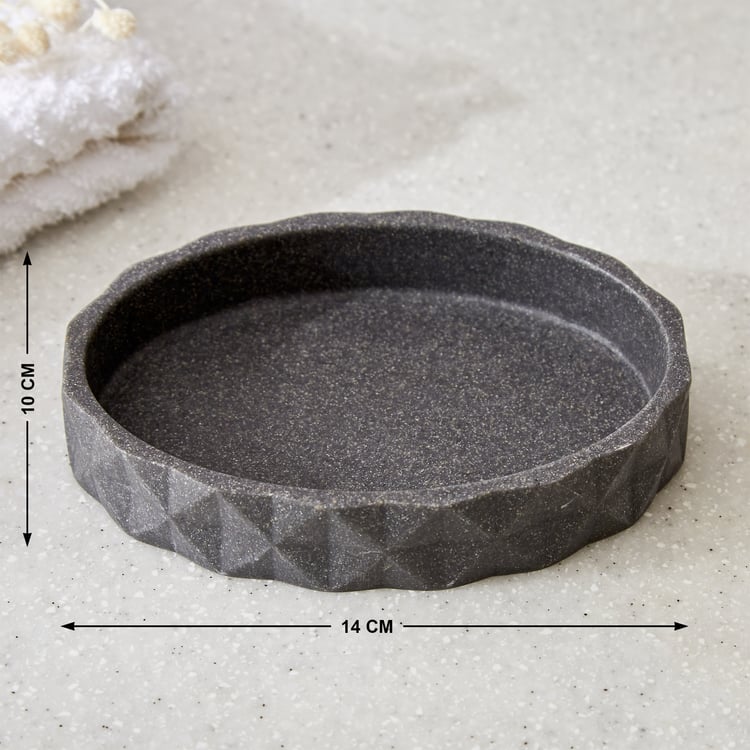 Nova Ashfall Pyramid Polyresin Soap Dish