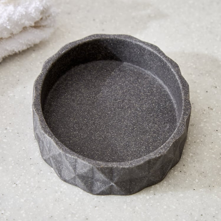 Nova Ashfall Pyramid Polyresin Soap Dish