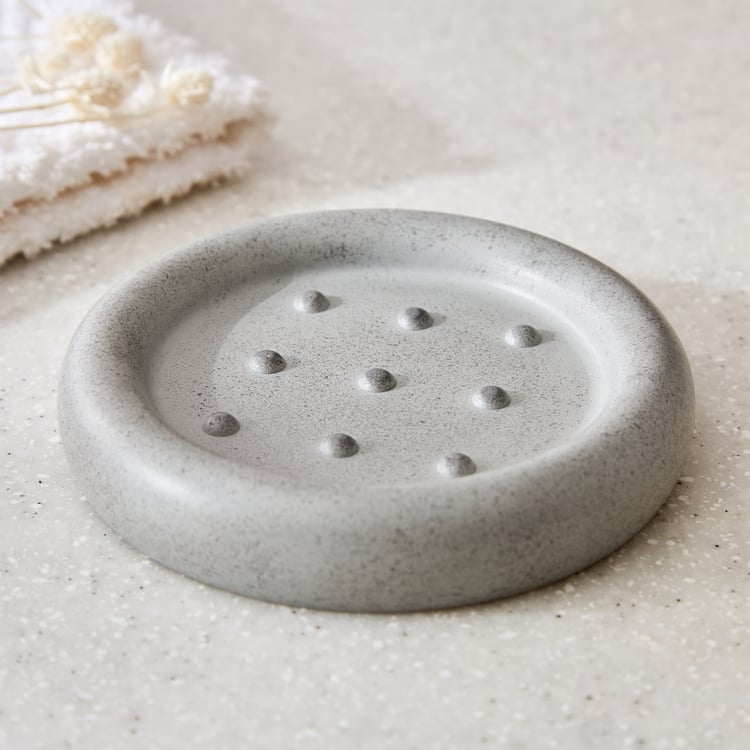 Nova Ashfall Rustic Polyresin Soap Dish