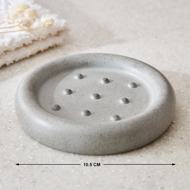 Nova Ashfall Rustic Polyresin Soap Dish