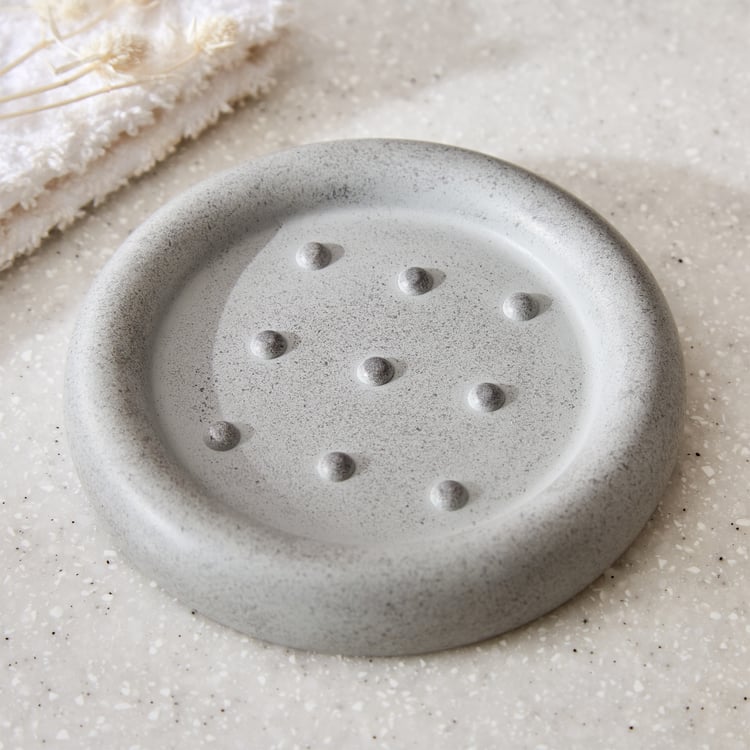 Nova Ashfall Rustic Polyresin Soap Dish