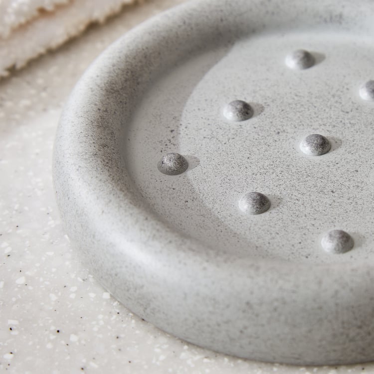 Nova Ashfall Rustic Polyresin Soap Dish