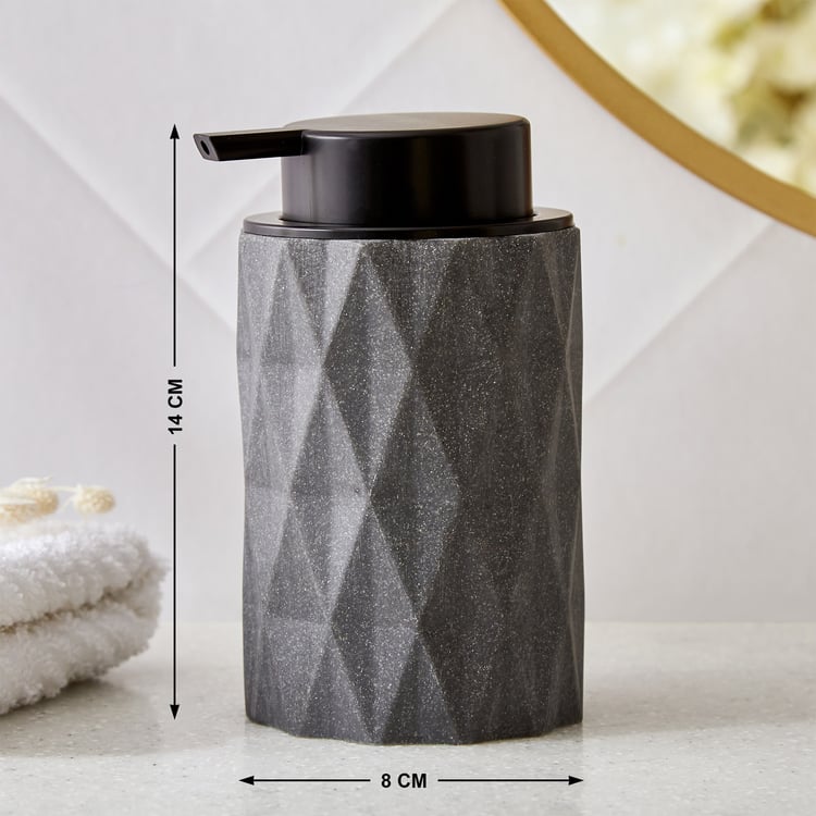 Nova Ashfall Pyramid Polyresin Soap Dispenser - 300ml