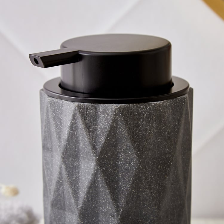 Nova Ashfall Pyramid Polyresin Soap Dispenser - 300ml