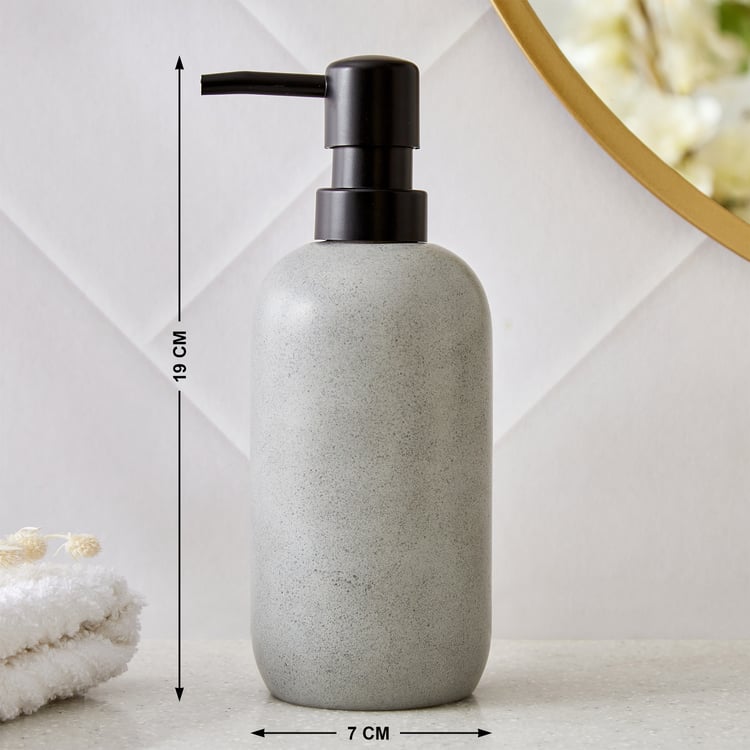 Nova Ashfall Rustic Polyresin Soap Dispenser - 250ml