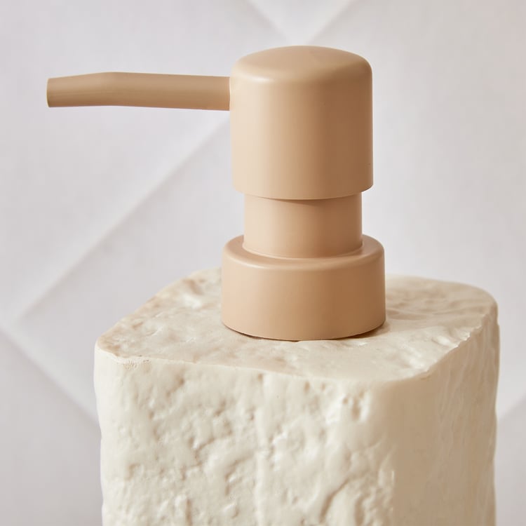 Nova Natural Tranquil Rugged Polyresin Soap Dispenser - 380ml
