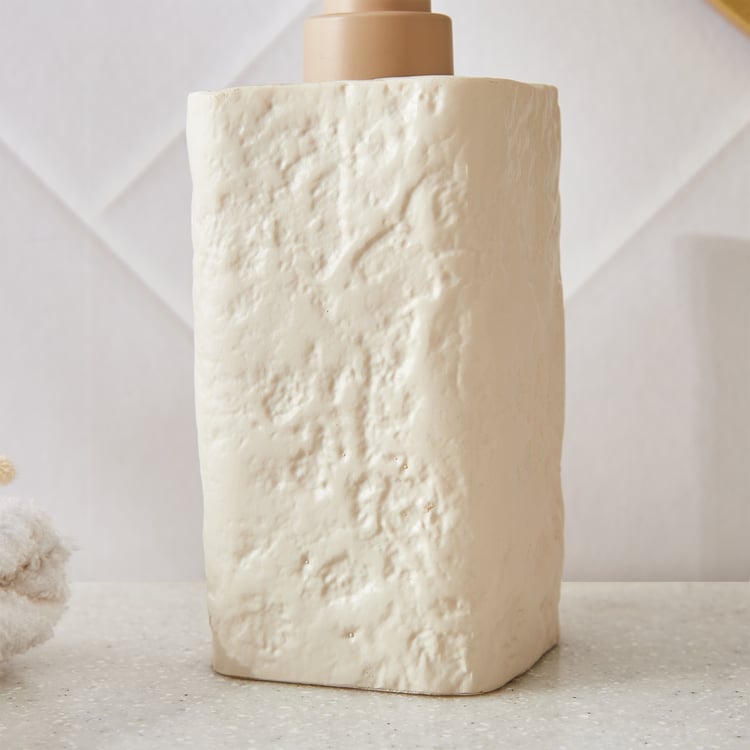 Nova Natural Tranquil Rugged Polyresin Soap Dispenser - 380ml