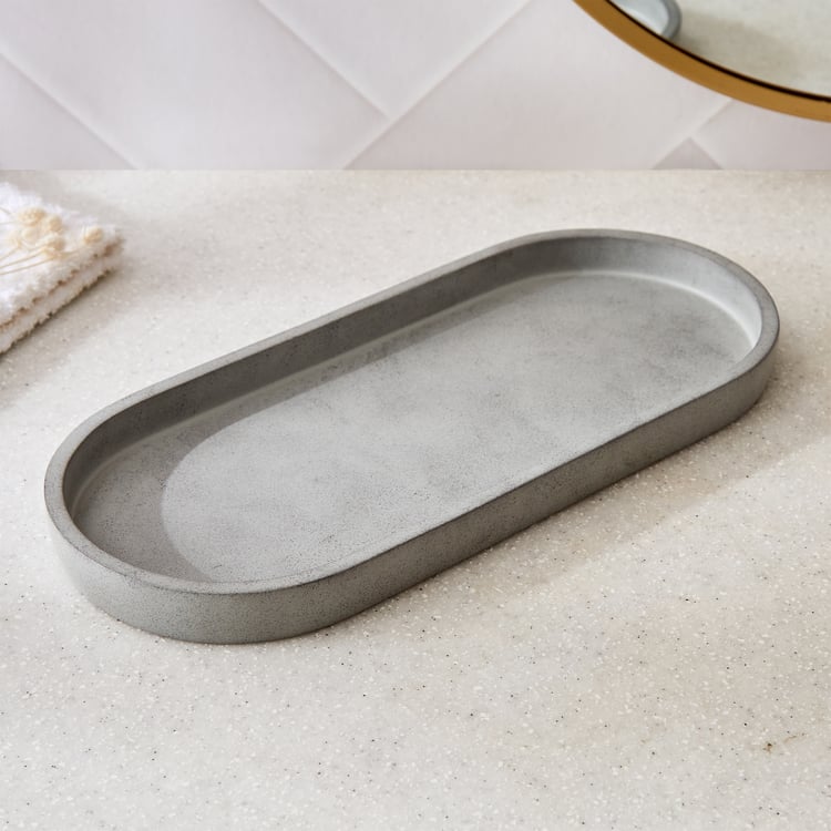 Nova Ashfall Rustic Polyresin Tray