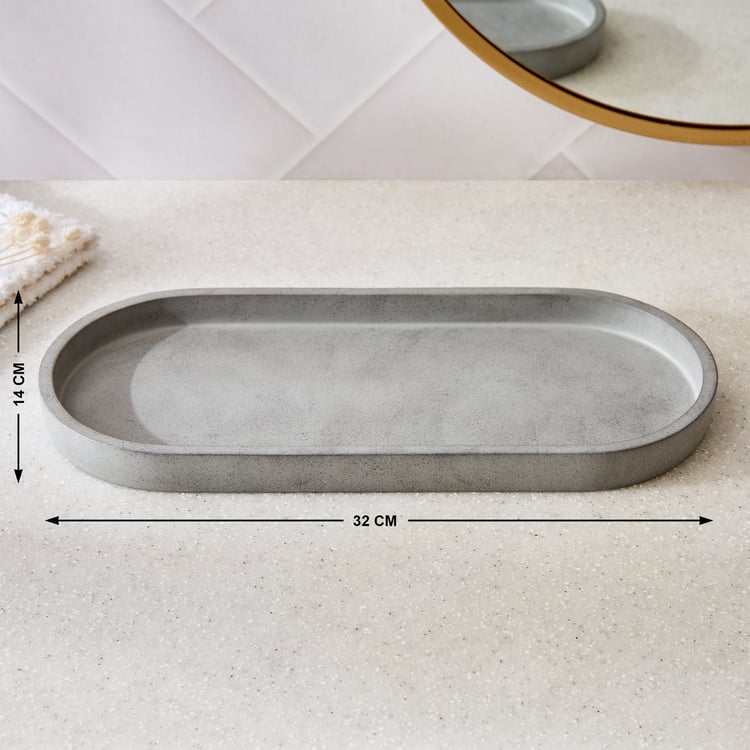 Nova Ashfall Rustic Polyresin Tray