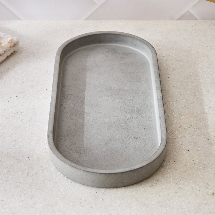 Nova Ashfall Rustic Polyresin Tray