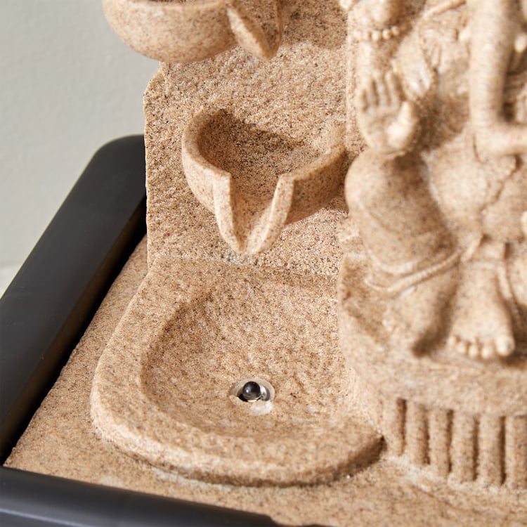 Alpine Polyresin Ganesha Water Fountain - 20x17x24cm