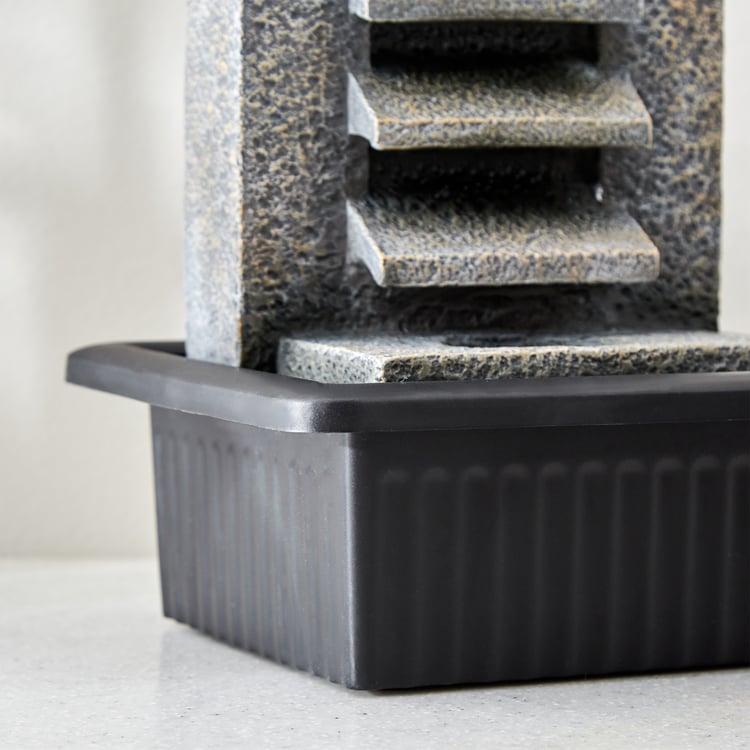 Alpine Polyresin Step Water Fountain - 20x17.5x25.5cm