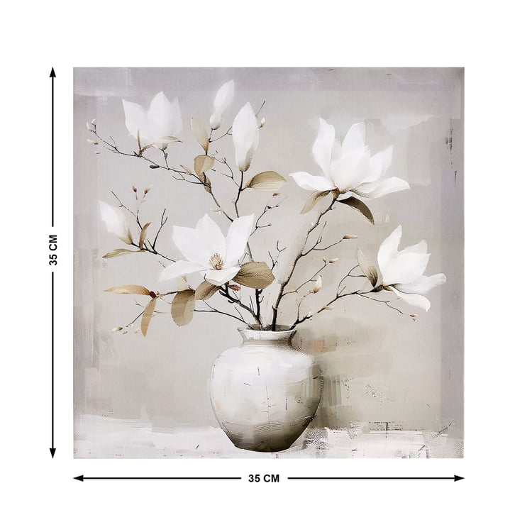 Brezza Vase Set of 3 Canvas Printed Picture Frames