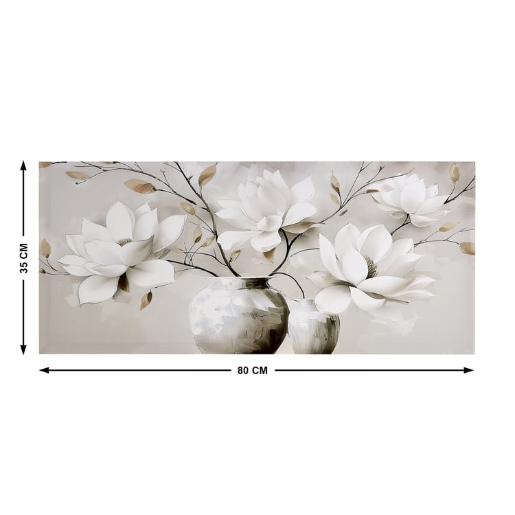 Brezza Vase Set of 3 Canvas Printed Picture Frames