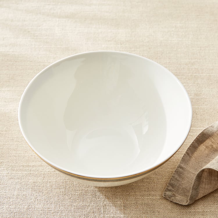 Andrey Ralph Bone China Printed Cereal Bowl - 800ml