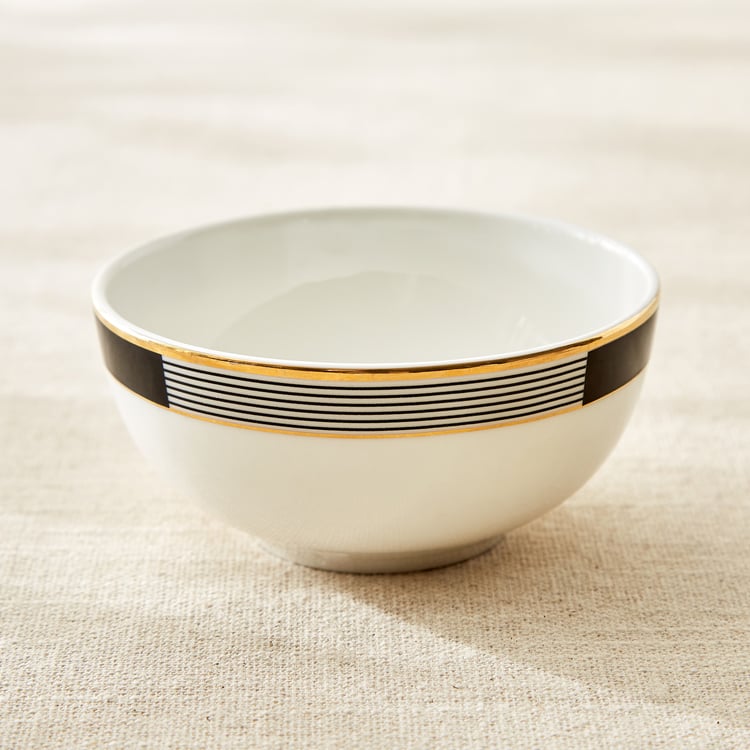 Andrey Ralph Bone China Printed Katori - 180ml