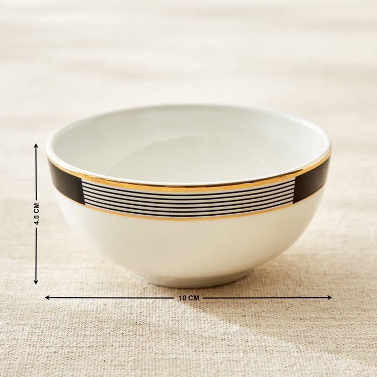 Andrey Ralph Bone China Printed Katori - 180ml