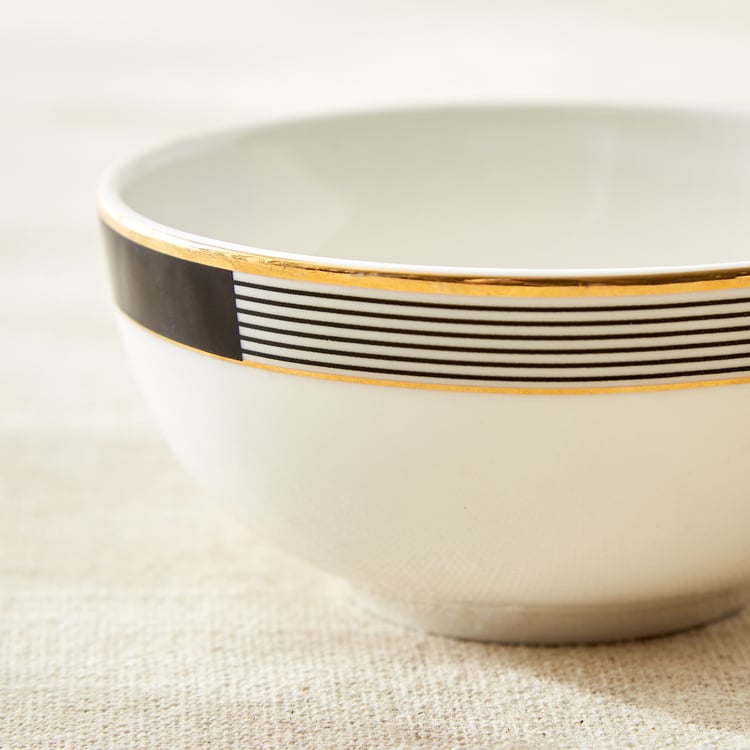 Andrey Ralph Bone China Printed Katori - 180ml