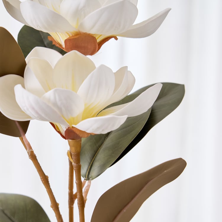 Festoon Artificial Magnolia Flower Stick - 78cm