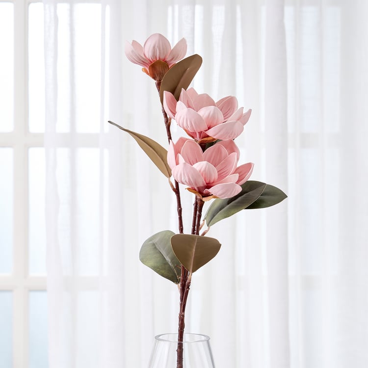 Festoon Artificial Magnolia Flower Stick - 83cm
