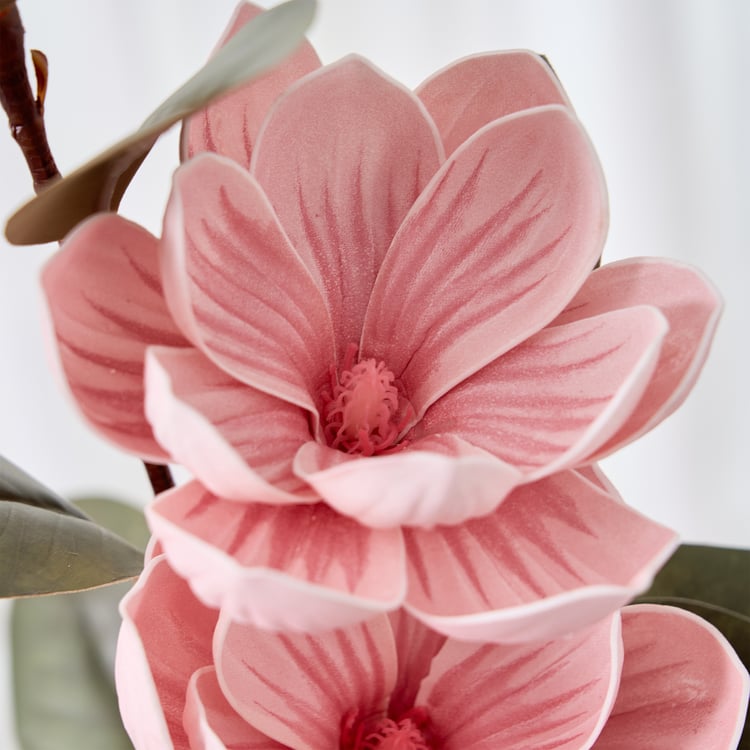 Festoon Artificial Magnolia Flower Stick - 83cm