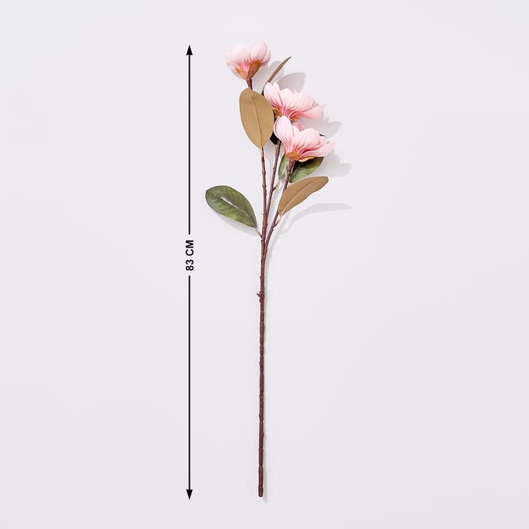 Festoon Artificial Magnolia Flower Stick - 83cm