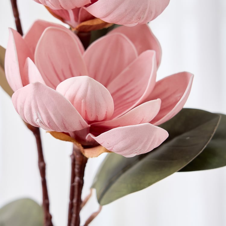 Festoon Artificial Magnolia Flower Stick - 83cm
