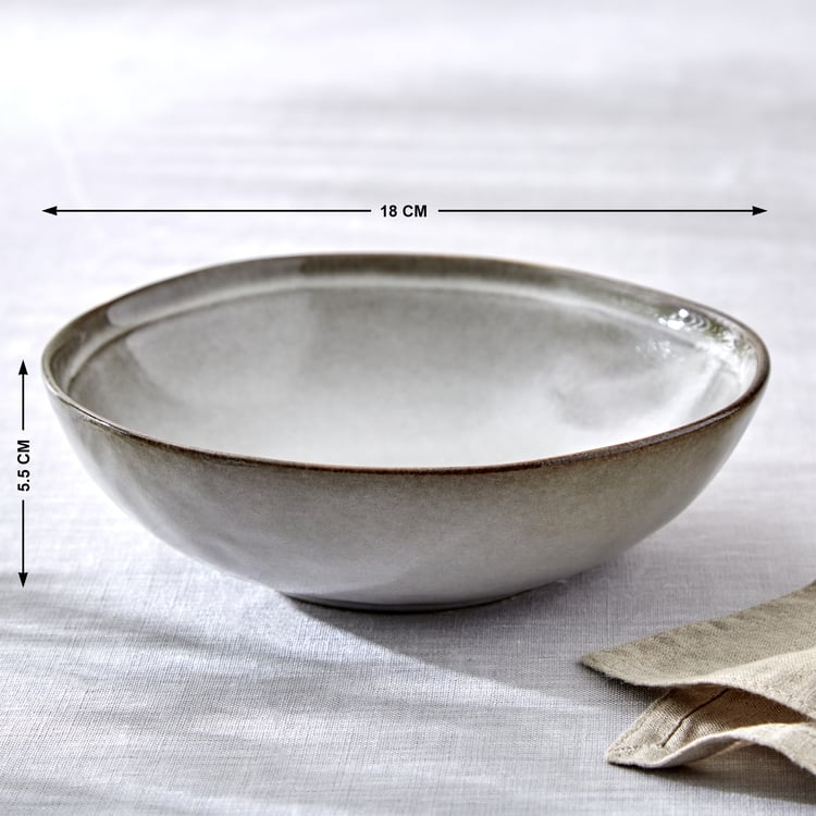 Natura Oliver Stoneware Serving Bowl - 580ml