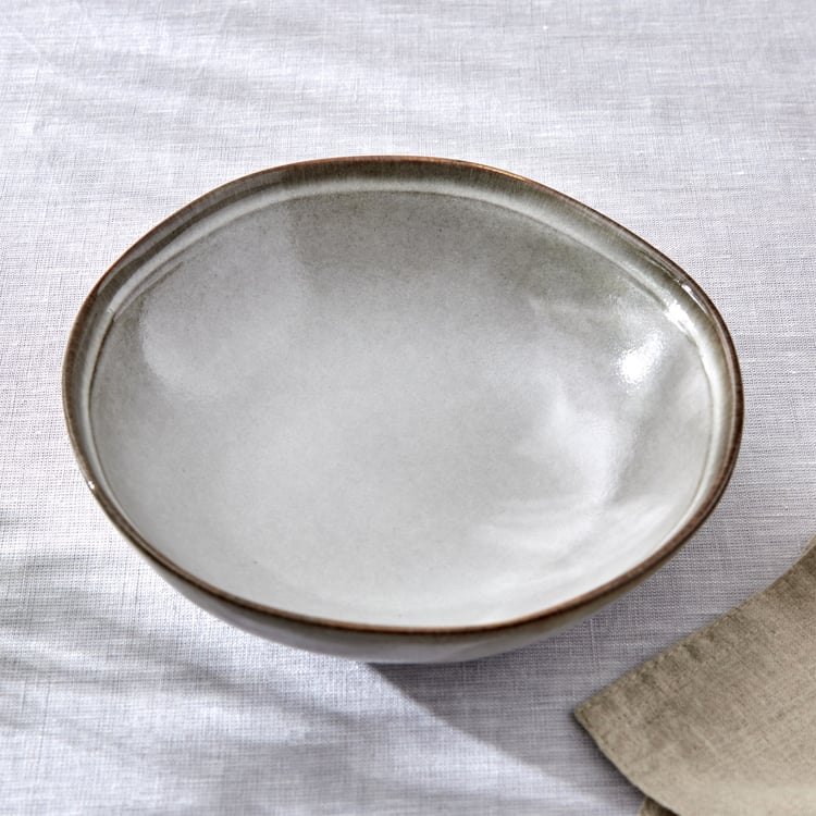 Natura Oliver Stoneware Serving Bowl - 580ml