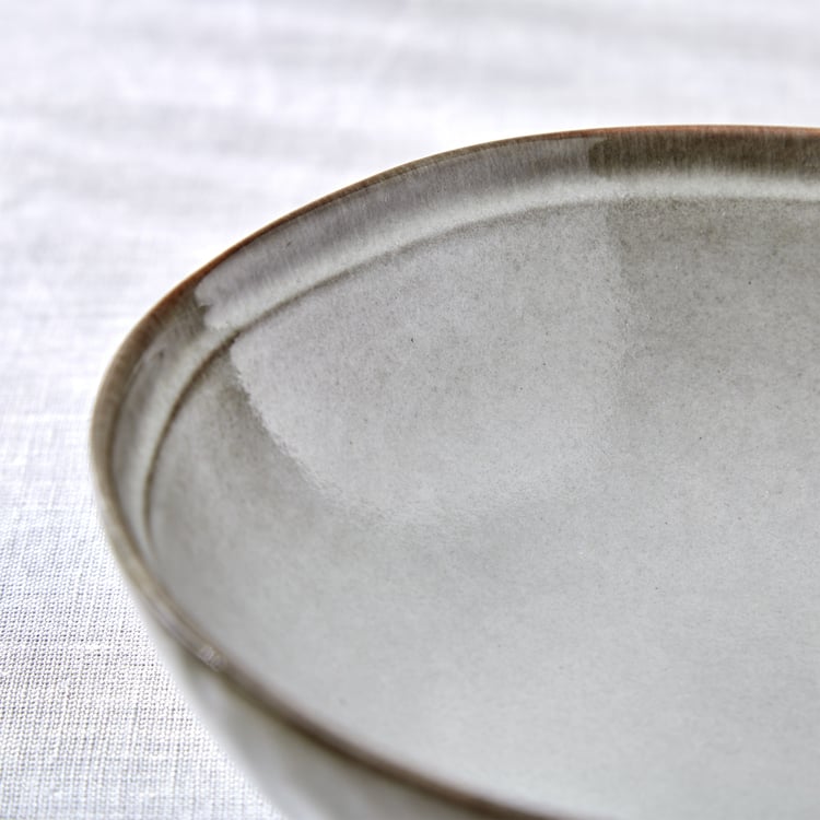 Natura Oliver Stoneware Serving Bowl - 580ml