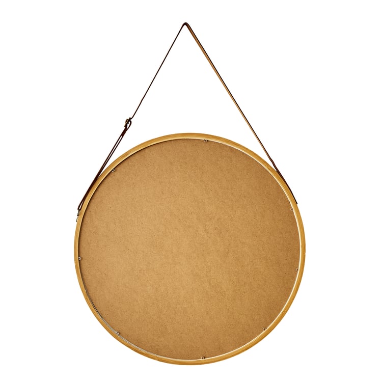 Reflection Bamboo Round Hanging Wall Mirror - 45cm