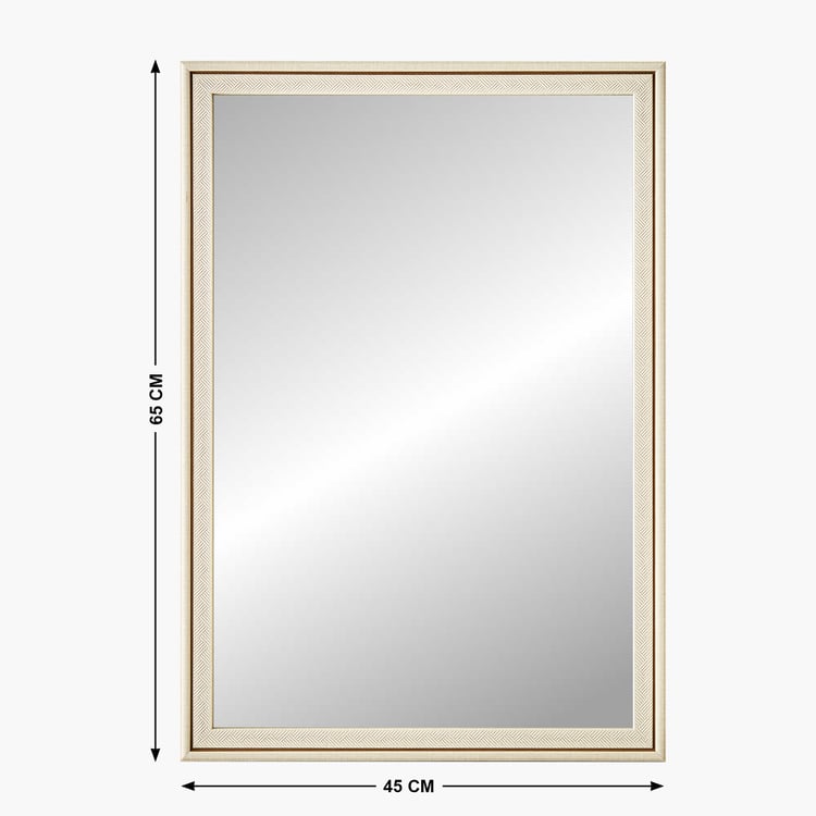 Reflection Grooved Wall Mirror - 45x65cm