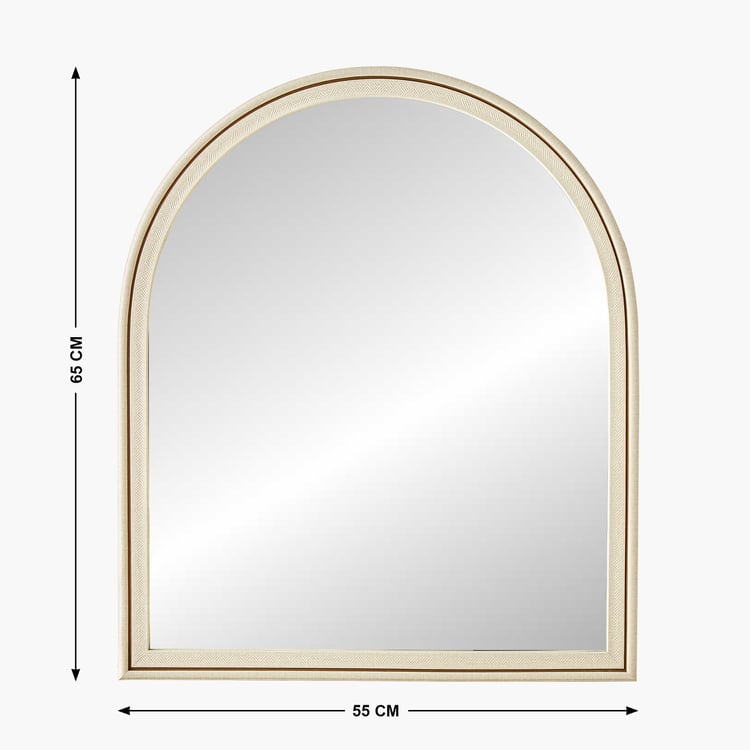 Reflection Grooved Wall Mirror - 55x65cm