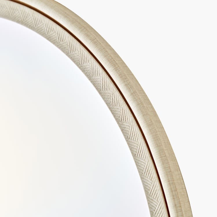 Reflection Grooved Wall Mirror - 55x65cm