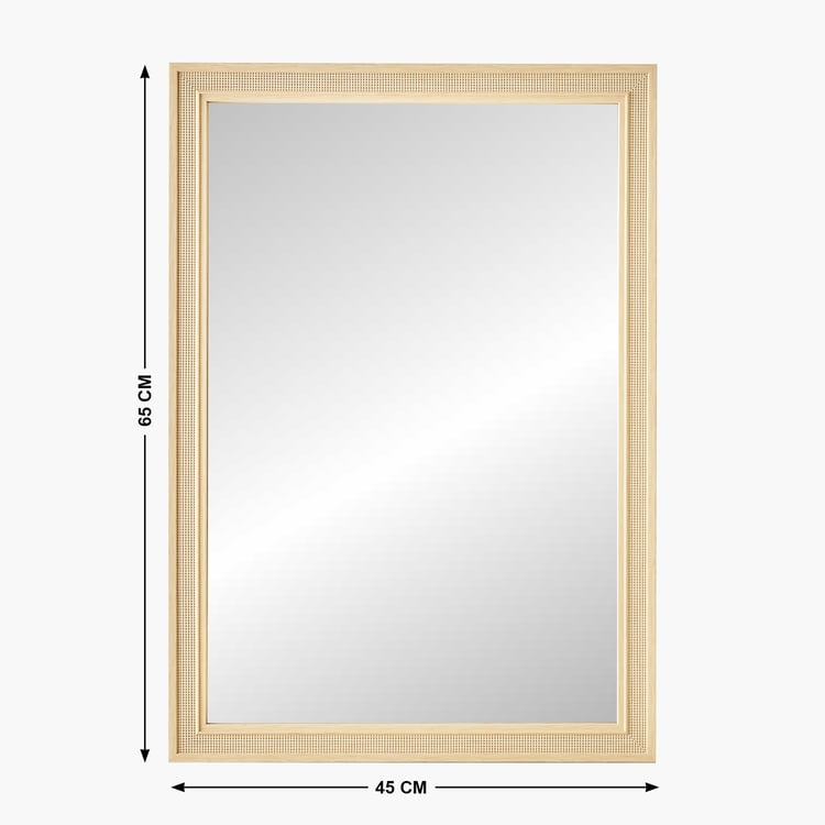 Reflection Grooved Wall Mirror - 45x65cm