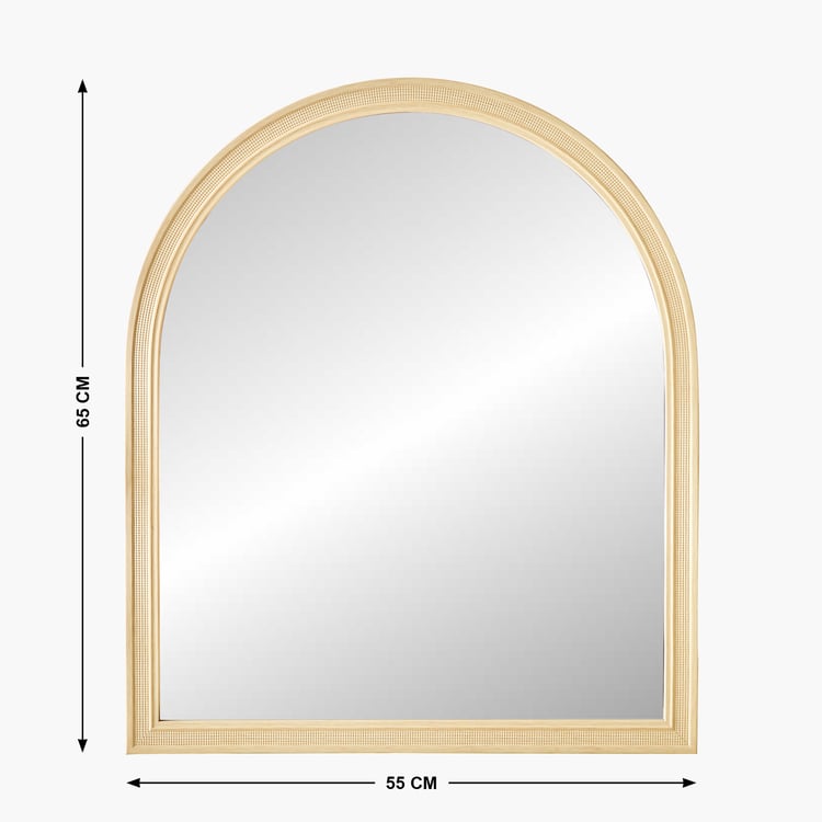 Reflection Grooved Wall Mirror - 55x65cm