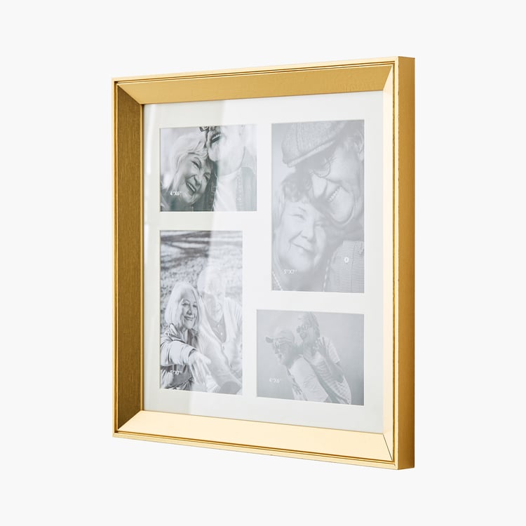 Photomontage Gloss Collage 4-Photo Frame - 39x39cm