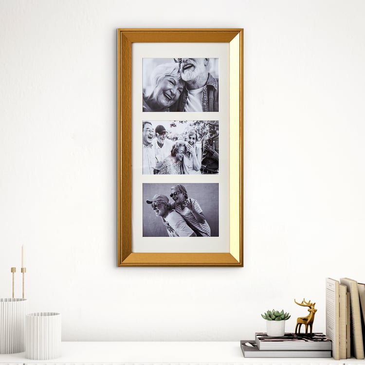 Photomontage Gloss Wooden Photo Frame - 28x53cm