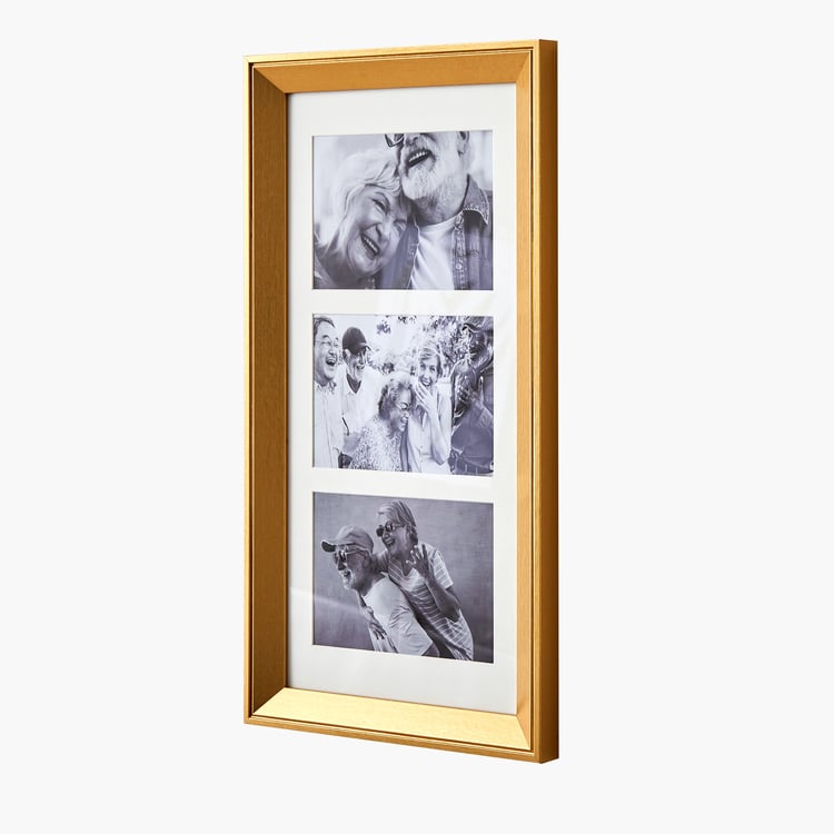 Photomontage Gloss Wooden Photo Frame - 28x53cm