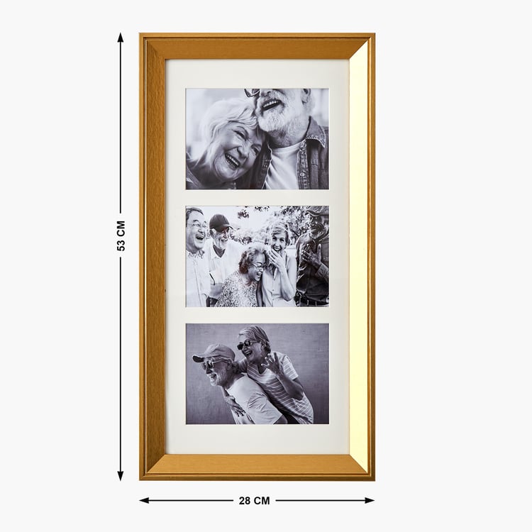 Photomontage Gloss Wooden Photo Frame - 28x53cm
