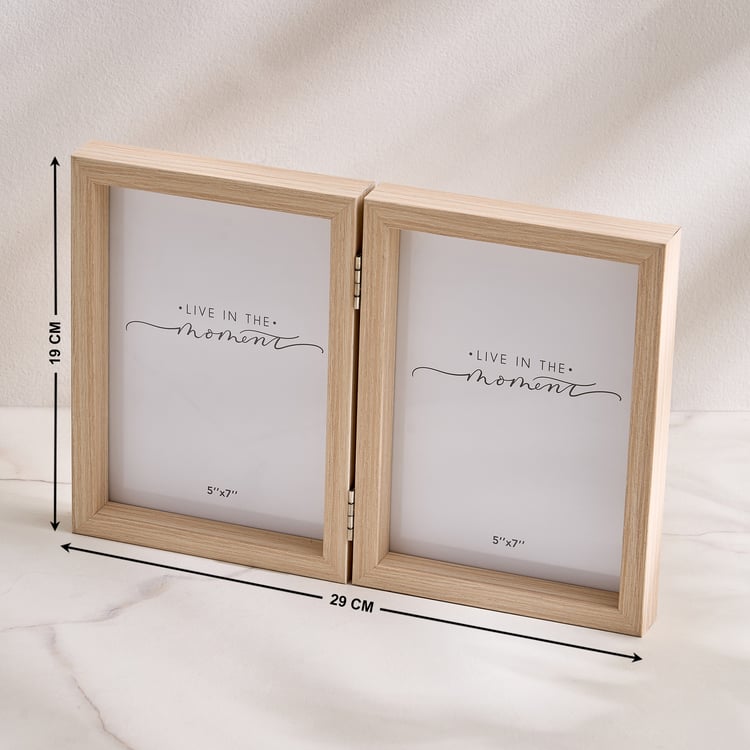 Photomontage Lene Wooden Foldable Photo Frame - 29x19cm