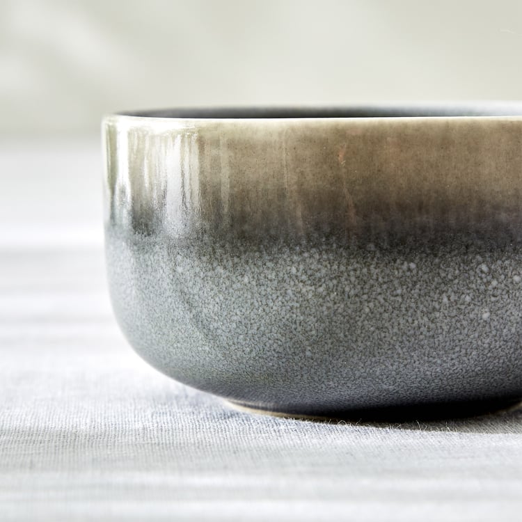Natura Pewter Halo Stoneware Printed Cup and Saucer - 280ml