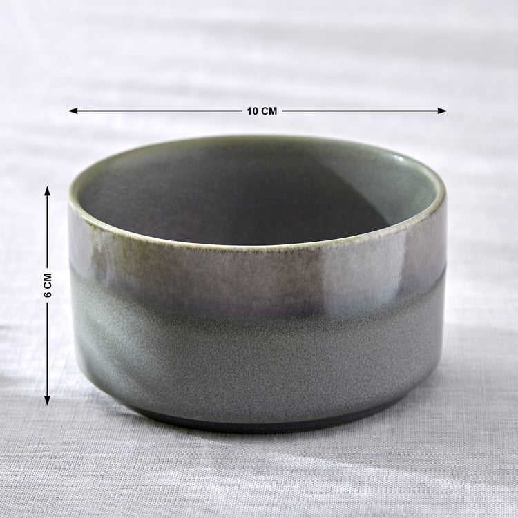 Natura Pewter Halo Stoneware Katori - 350ml